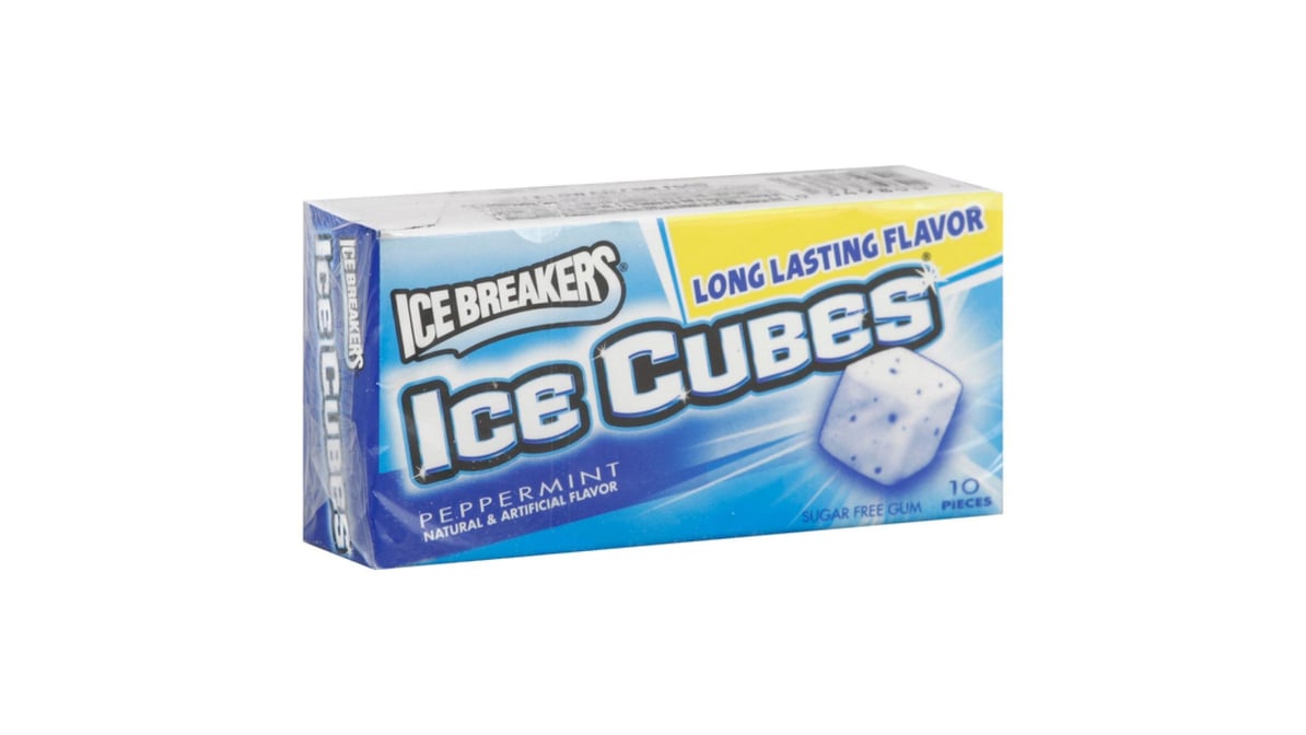 Ice Breakers Peppermint Ice Cubes Gums (10 ct)