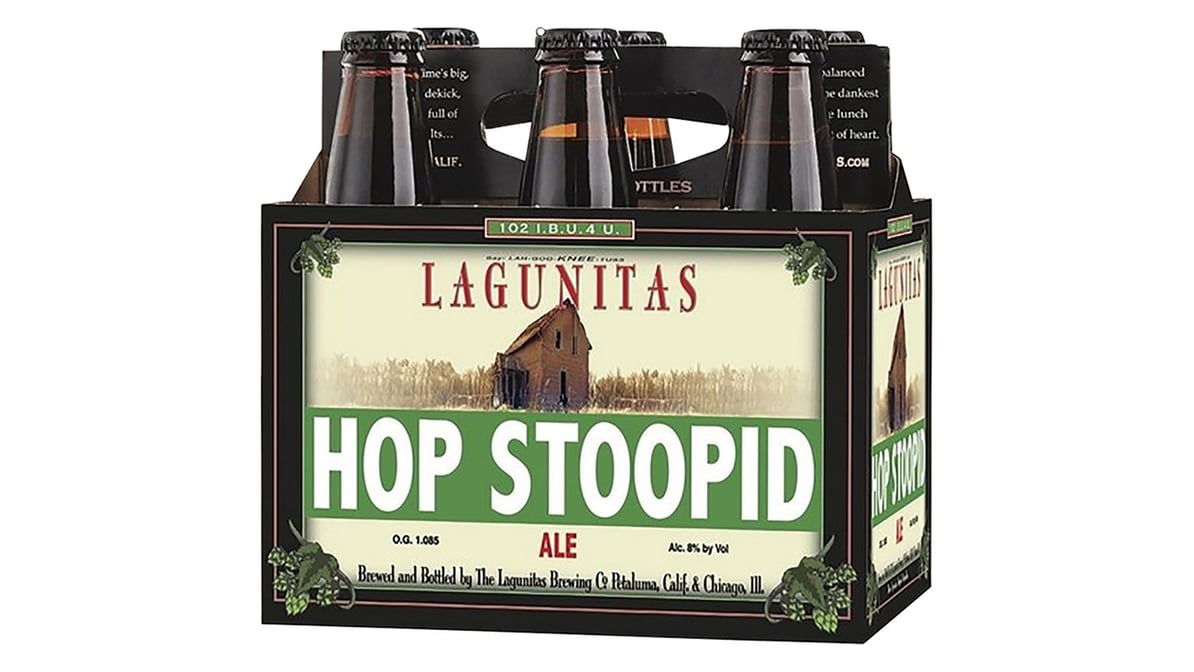 Lagunitas Hop Stoopid Ale Bottles (12 oz x 6 ct)