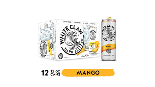 White Claw Mango Hard Seltzer Cans (12 oz x 12 ct)