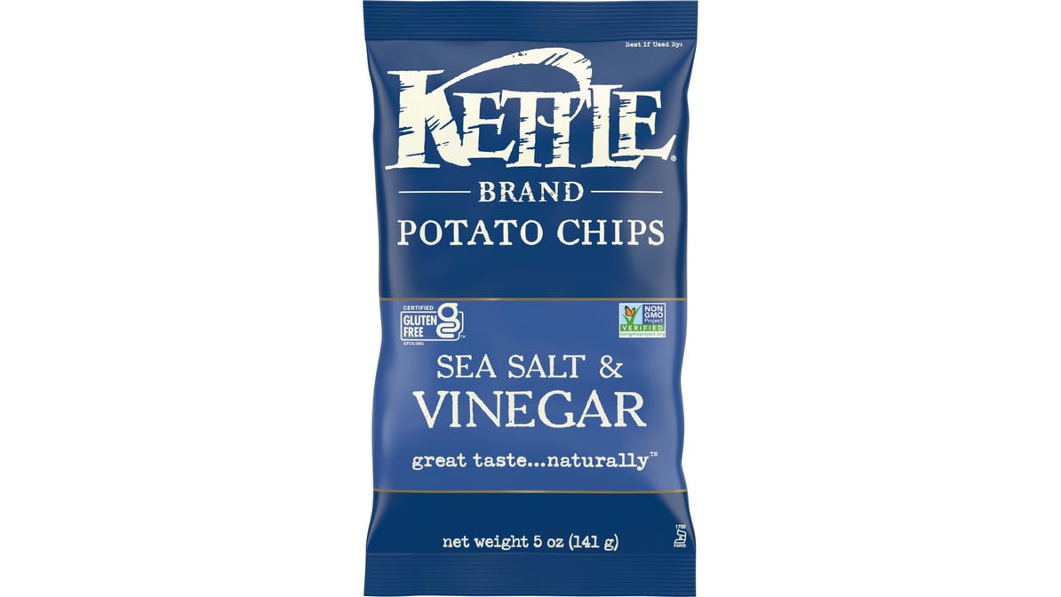 Kettle Brand Sea Salt and Vinegar Potato Kettle Chips (5 oz)