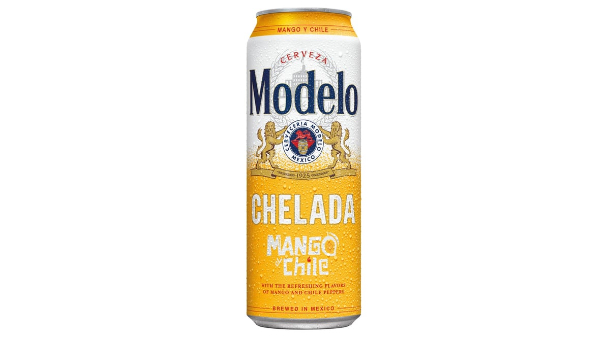 Modelo Chelada Mango Chile Mexican Beer Can (24 oz)