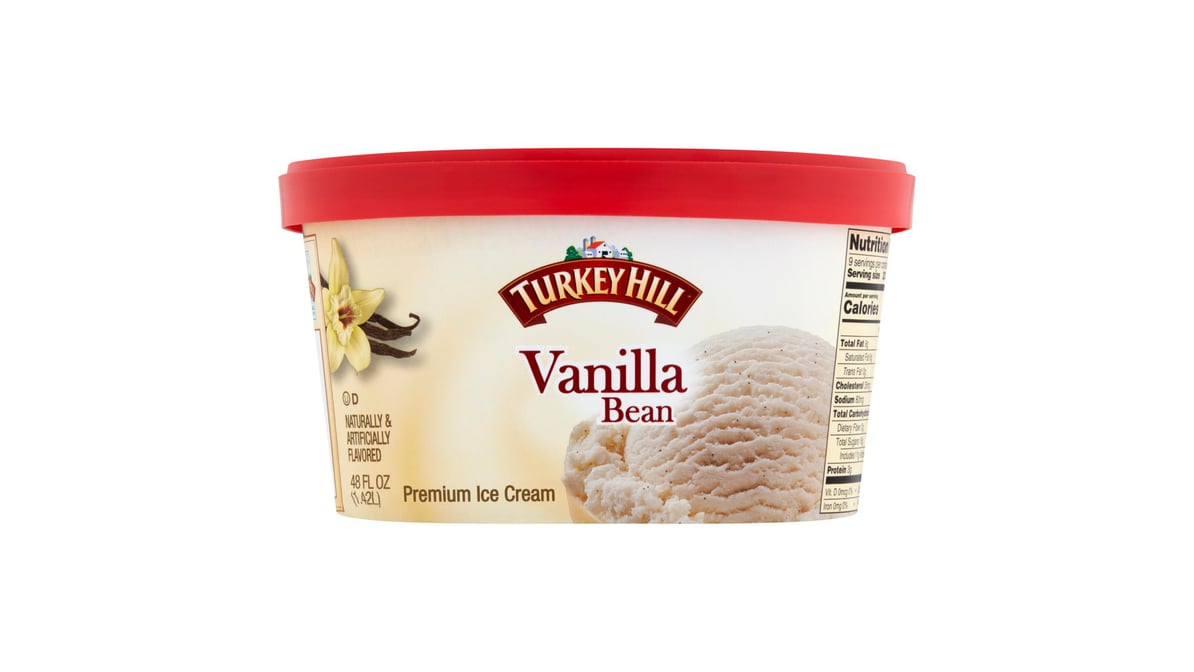 Turkey Hill Vanilla Bean Premium Ice Cream (48 oz)