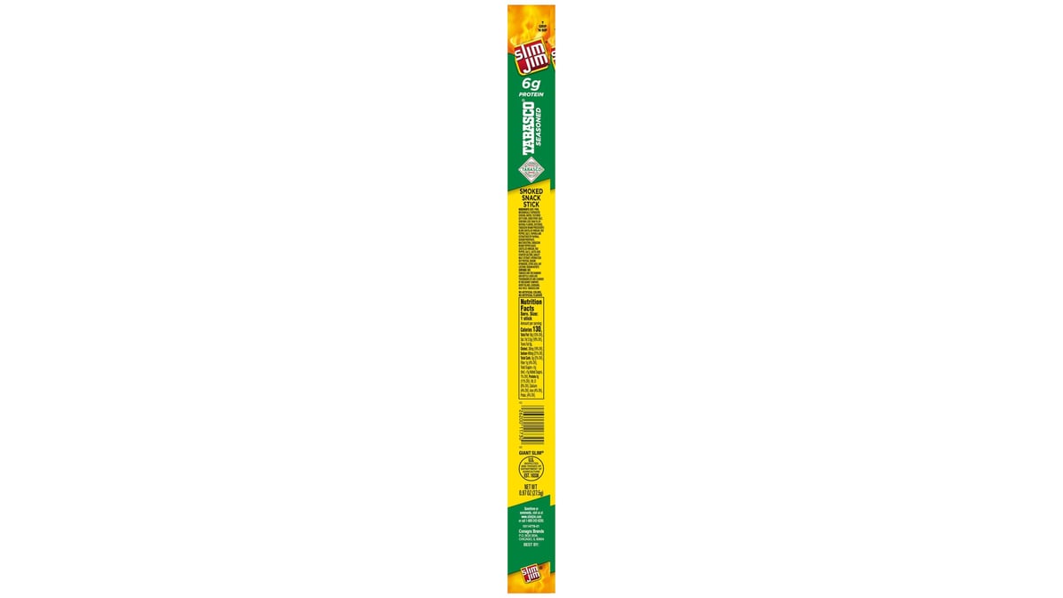 Slim Jim Tobasco Giant Smoked Snack Stick (0.97 oz)