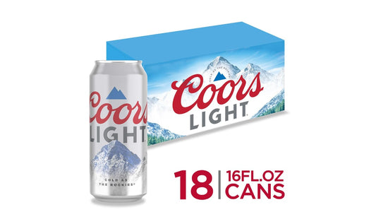 Coors Light Lager Can (16 oz)