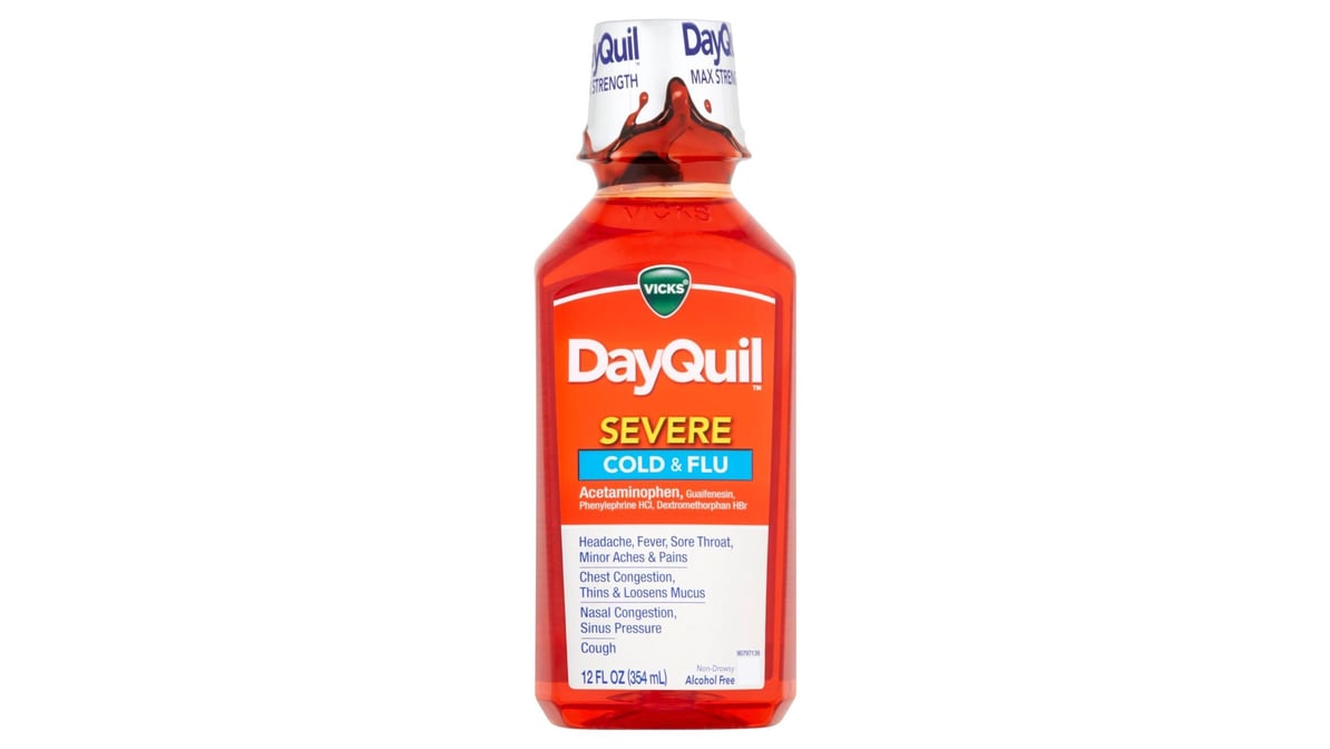 Vicks DayQuil Max Strength Severe Cold & Flu (12 oz)