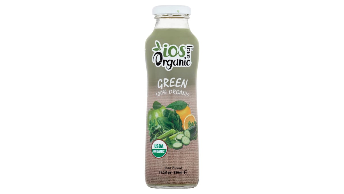 IOS Love Organic 100% Green Juice (11.2 oz)