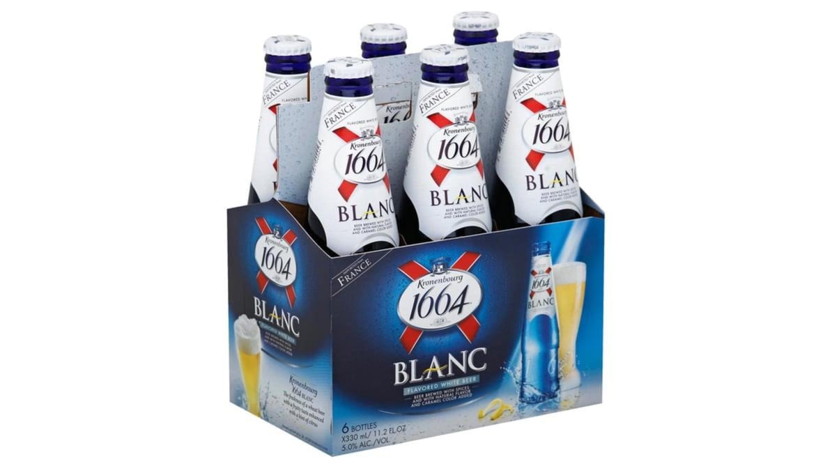 Kronenbourg 1664 Blanc Wheat Ale Bottles (12 oz x 6 ct)