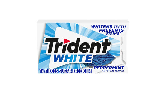 Trident White Peppermint Sugar Free Gum (16 ct)