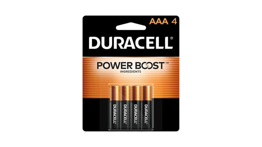 Duracell 1.5V Alkaline AAA Batteries (4 ct)