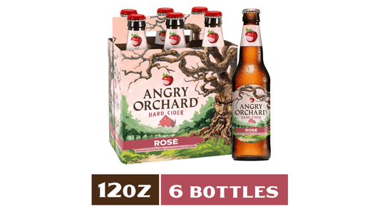 Angry Orchard Rose Cider Bottles (12 oz x 6 ct)