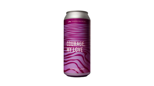 Threes Brewing Courage, My Love Pale Lager Can (16 oz)