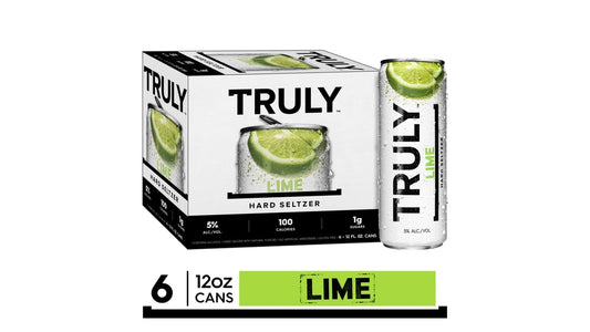 Truly Lime Hard Seltzer Cans (12 oz x 6 ct)