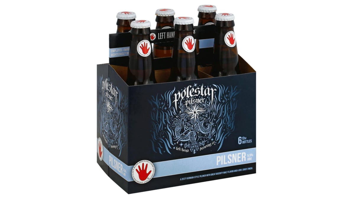 Left Hand Brewing Polestar Pilsner Polestar Bottles (12 oz x 6 ct)