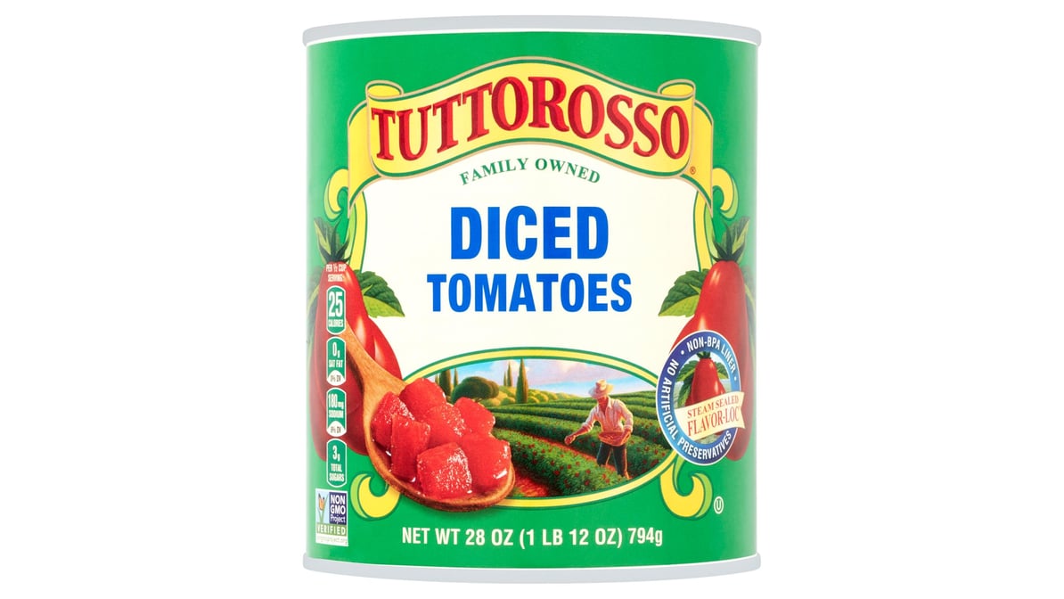 Tuttorosso Diced Tomatoes (28 oz)