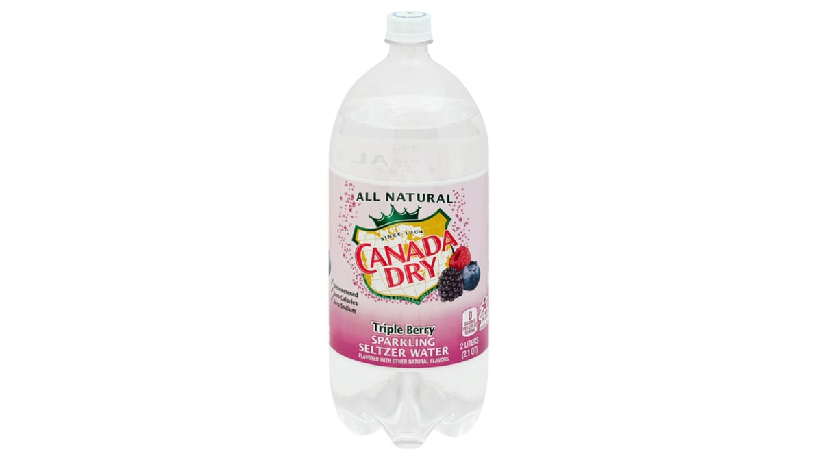 Schweppes Sparkling Seltzer Water Black Cherry (2 L)