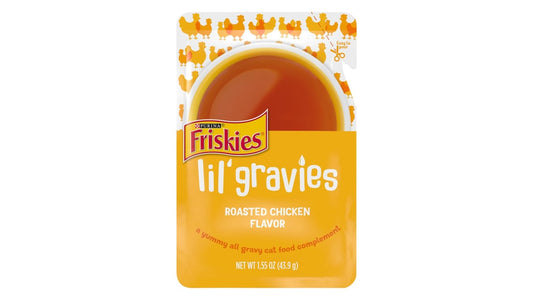 Friskies Lil' Gravies Roasted Chicken Wet Cat Food (1.55 oz)