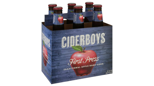 Ciderboys First Press Traditional Hard Cider Bottles (12 oz x 6 ct)
