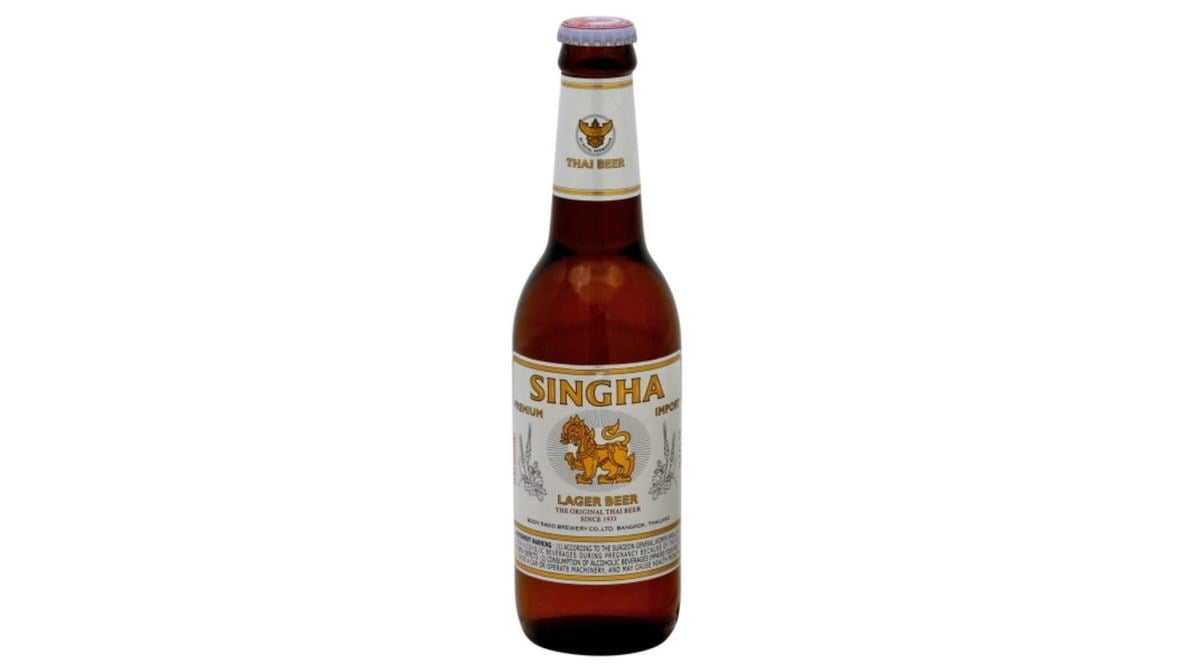 Singha Lager Bottle (12 oz)
