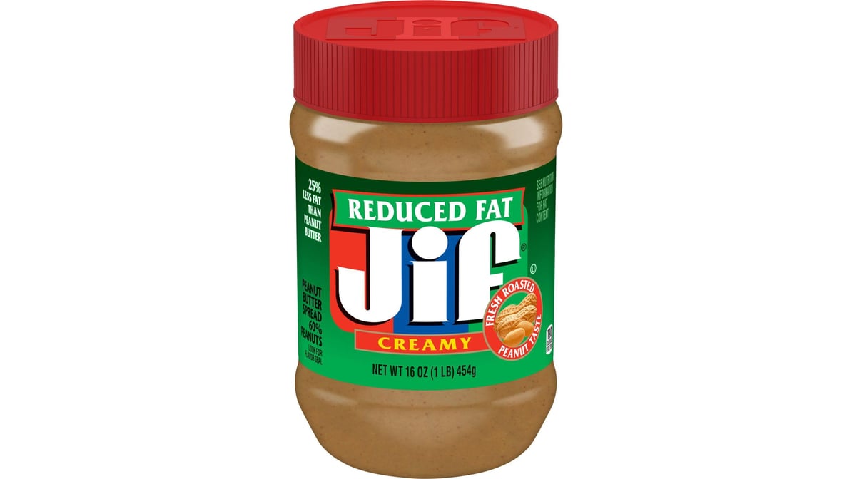 Jif Reduced Fat Creamy Peanut Butter (16 oz)