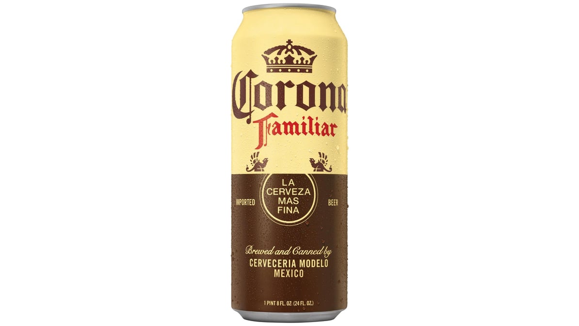 Corona Familiar Mexican Beer Can (24 oz)