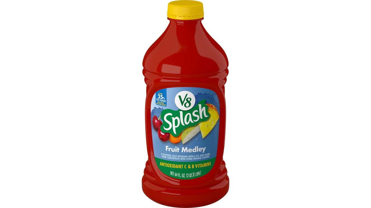 V8 Splash Antioxidant Juice Fruit Medley (64 oz)