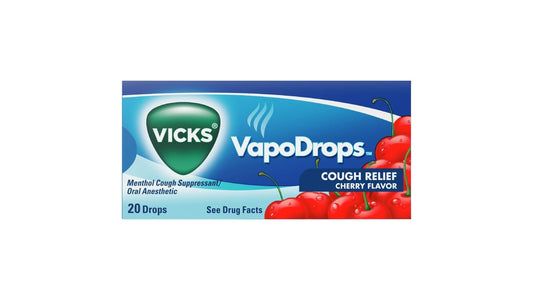 Vicks VapoDrops Cherry Cough Relief Drops (20 ct)