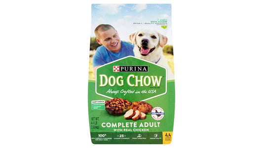 Purina Dog Chow Complete Adult Dry Dog Food with Real Chicken (4.4 lb)