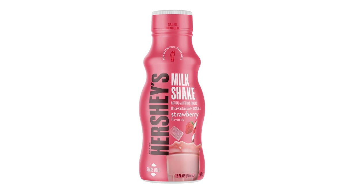 Hershey's Ultra Pasteurized Strawberry Milkshake (12 oz)
