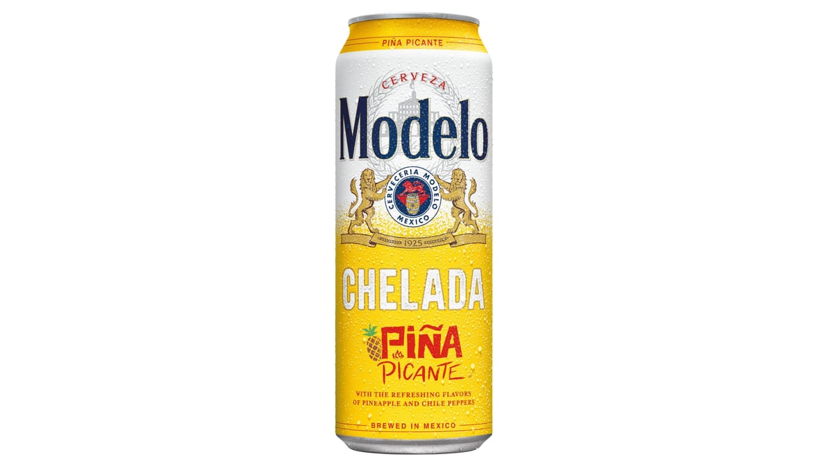 Modelo Chelada Pina Picante Mexican Beer Can (24 oz)