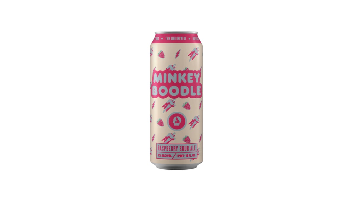 Thin Man Minkey Boodle Raspberry Sour Ale Can (16 oz)