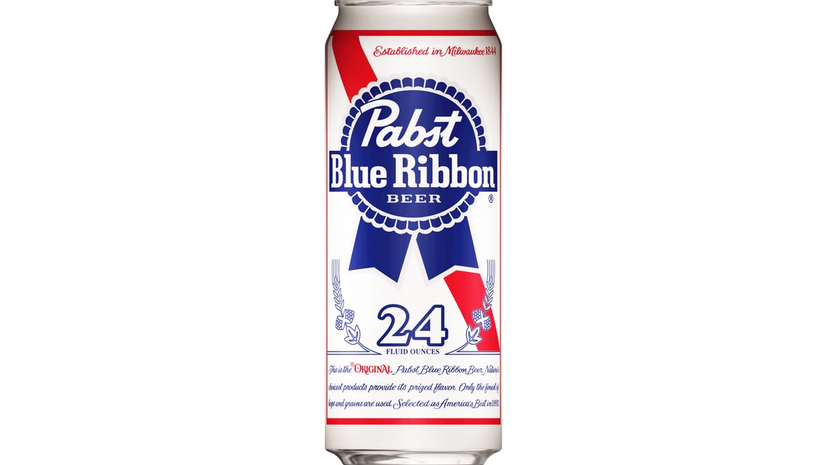 Pabst Blue Ribbon Beer Can (24 oz)