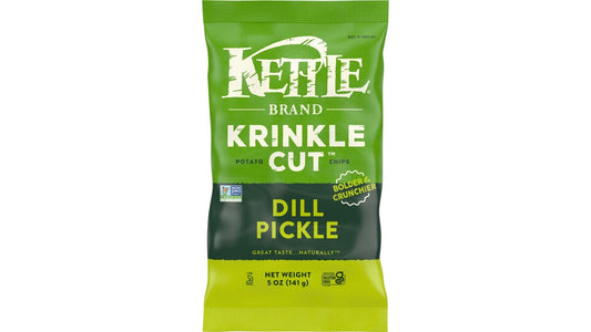 Kettle Brand Dill Pickle Potato Krinkle Cut Chips (5 oz)