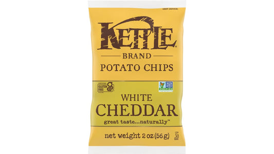Kettle Brand Potato Chips White Cheddar (2 oz)