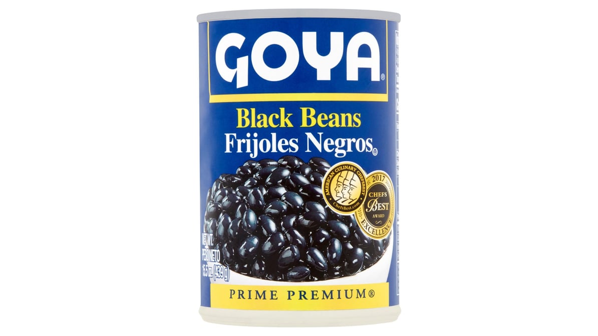 Goya Foods Prime Premium Black Beans (15.5 oz)