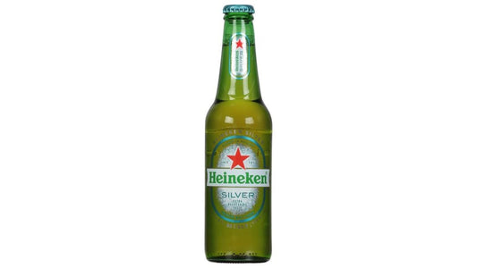 Heineken Silver Premium Malt Lager Beer Bottle (12 oz)