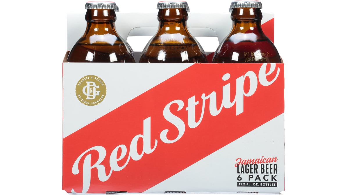 Red Stripe Jamaican Lager Bottles (11.2 oz x 6 ct)