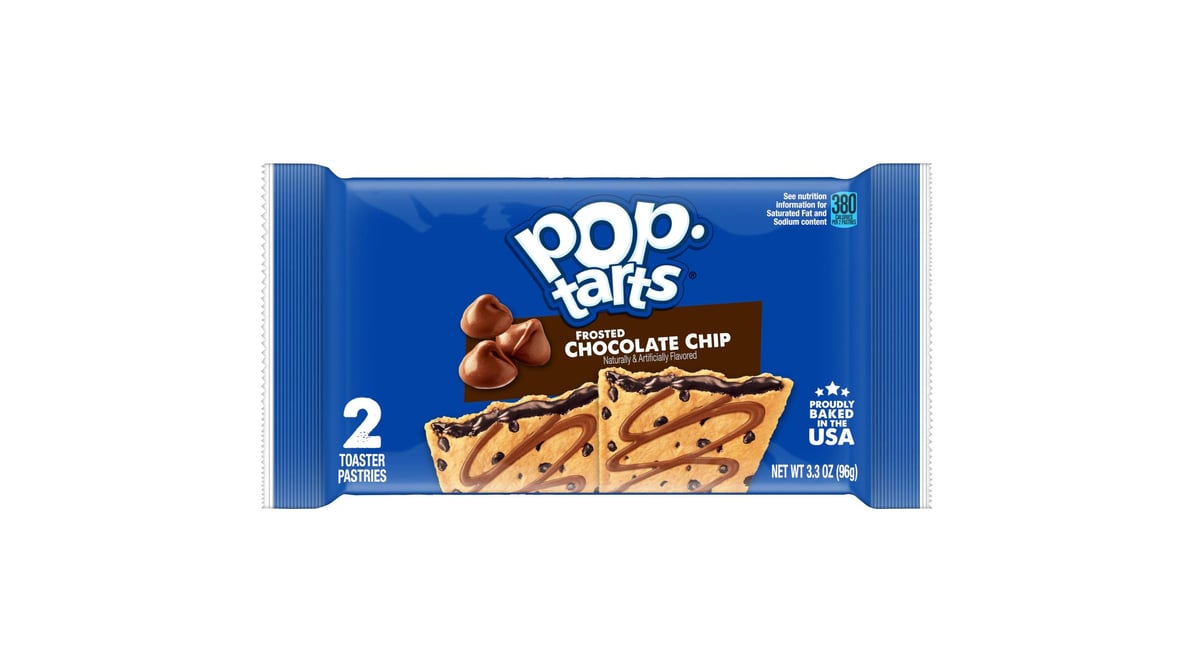 Kellogg's Pop-Tarts Frosted Chocolate Chip Breakfast Toaster Pastries Single Serve (3.3 oz)