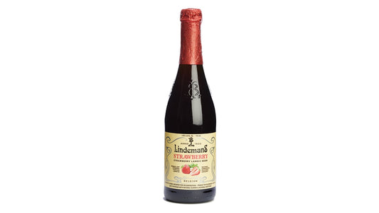 Lindeman's Strawberry Lambic Beer Bottle (12 oz)