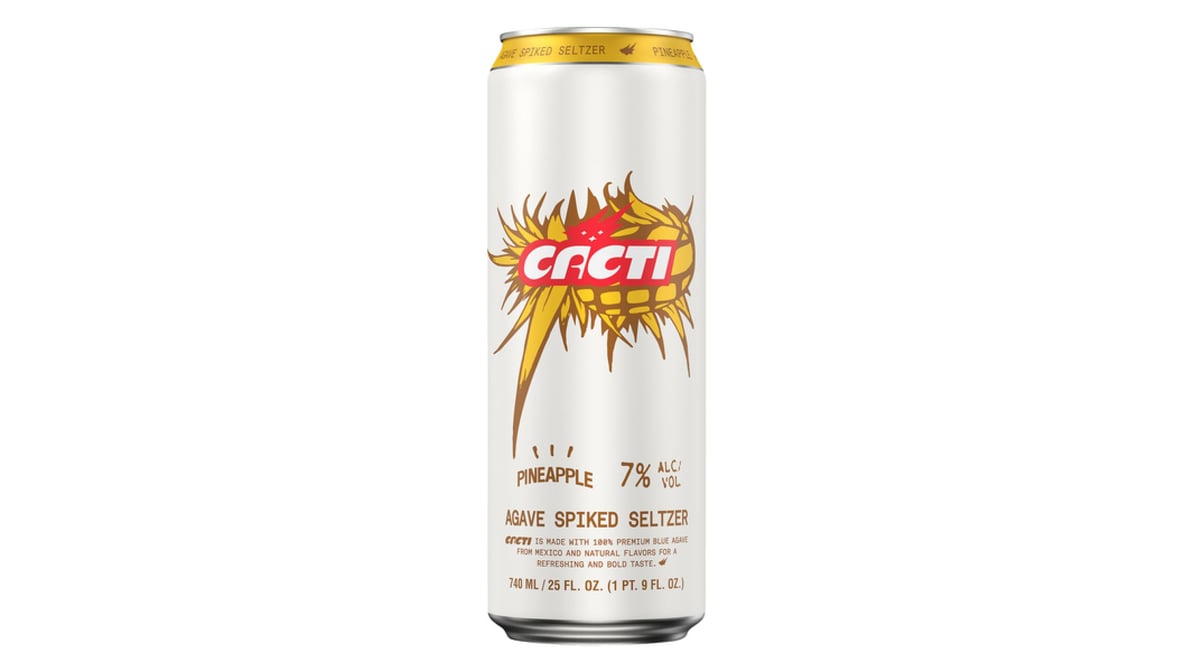 Cacti Pineapple Agave Spiked Seltzer (25 oz)