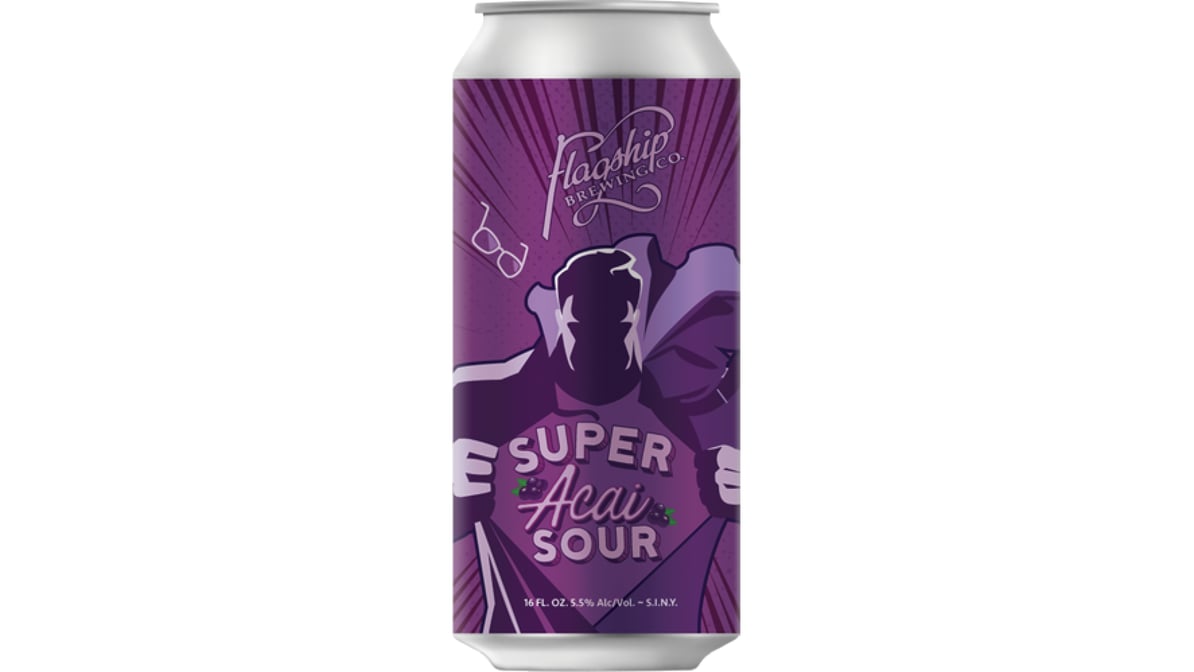 Flagship Super Acai Sour Can (16 oz)