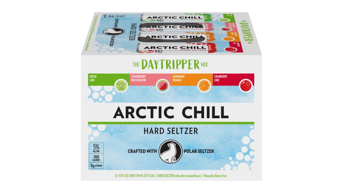 Arctic Chill Hard Seltzer The Daytripper Mix Can (12 oz x 12 ct)
