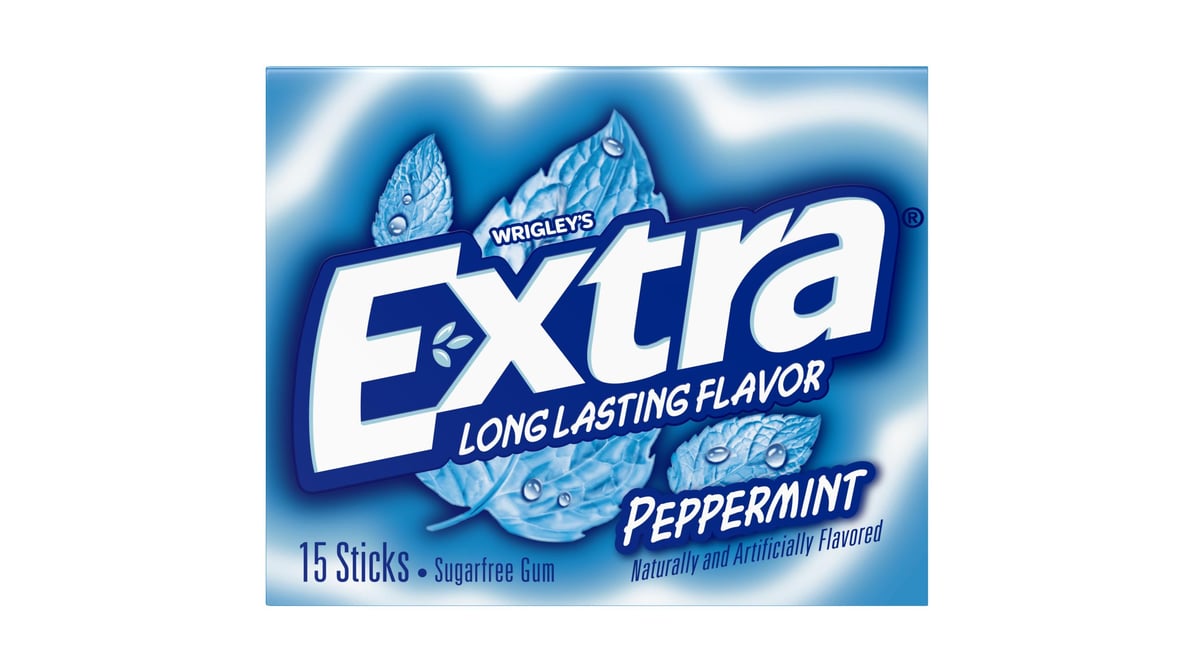Extra Sugar Free Peppermint Gum (15 ct)
