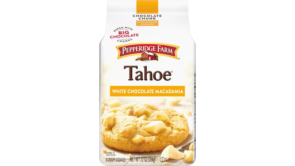 Pepperidge Farm Tahoe White Chocolate Macadamia Crispy Cookies (8 ct)