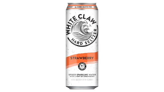 White Claw Strawberry Spiked Hard Seltzer Can (19.2 oz)