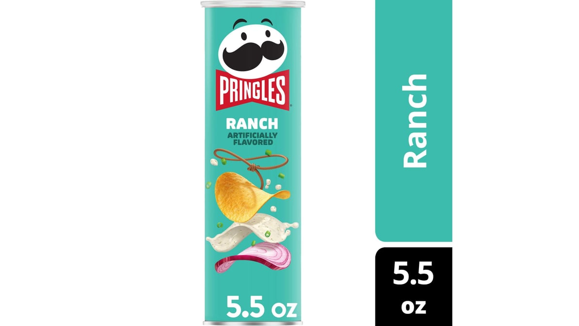 Pringles Ranch Potato Crisps (5.5 oz)