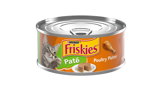 Purina Friskies Poultry Platter Classic Pate Canned Cat Food (5.5 oz)