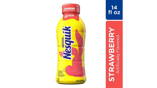Nesquik Low Fat Strawberry Milk (14 oz)