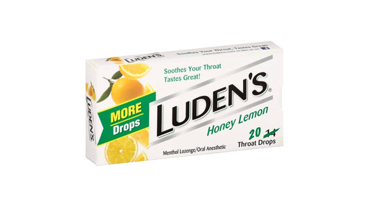 Luden's Honey Lemon Throat Drops (20 ct)
