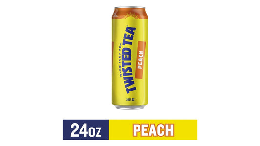 Twisted Tea Hard Iced Tea Peach Can (24 oz)