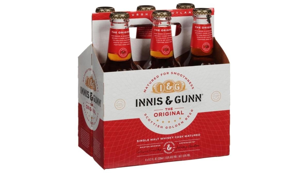 Innis and Gunn the Original Golden Beer Bottles (12 oz x 6 ct)